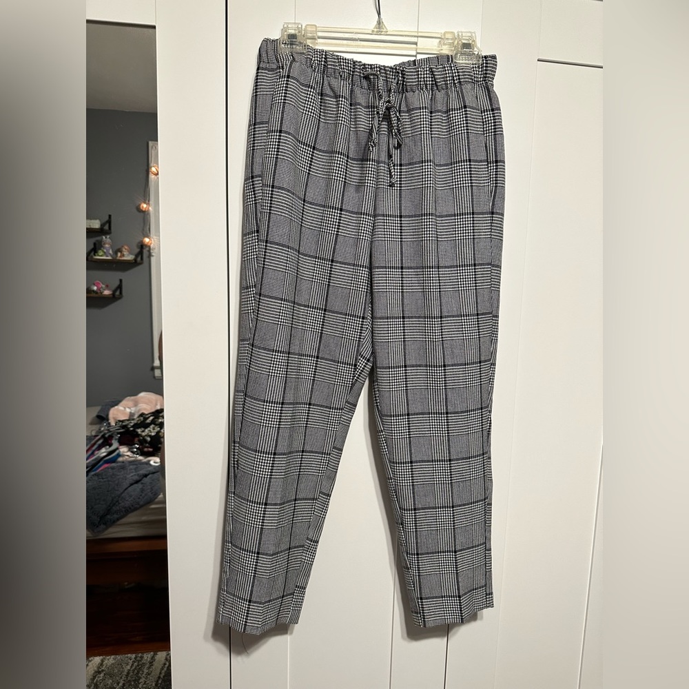 Straight leg trousers